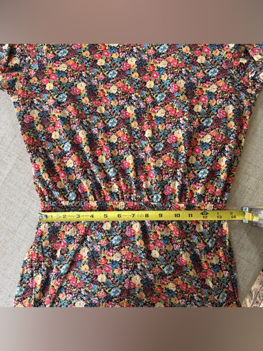 Sezane Luce Short Sleeve Cotton Floral Open Back Midi Dress Size Medium - Picture 7 of 10